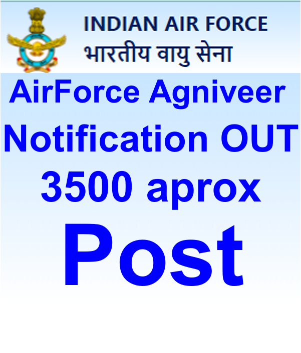 AirForce Agniveer Notification OUT