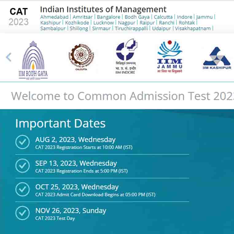 IIMs CAT 2023