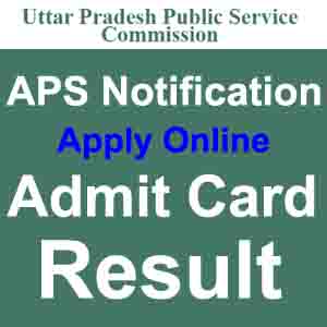 UPPSC APS Notification